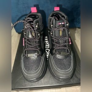 ROBERTO CAVALLI SUED SNEAKER BLACK 36